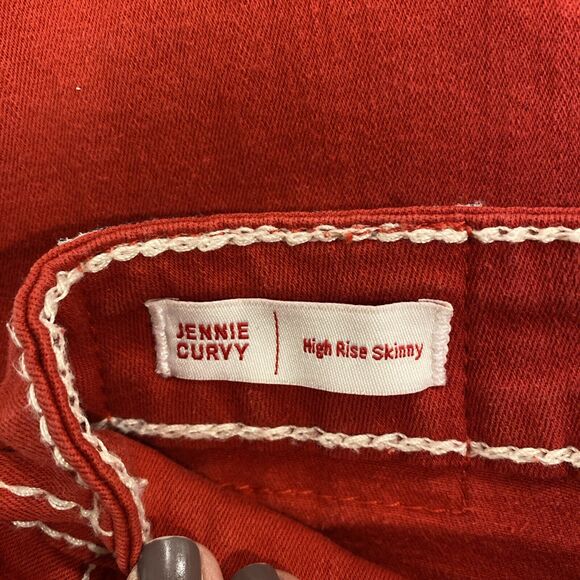 True Religion Jeans Red and White Stitch Vintage Red Size 29 RARE - Picture 11 of 16